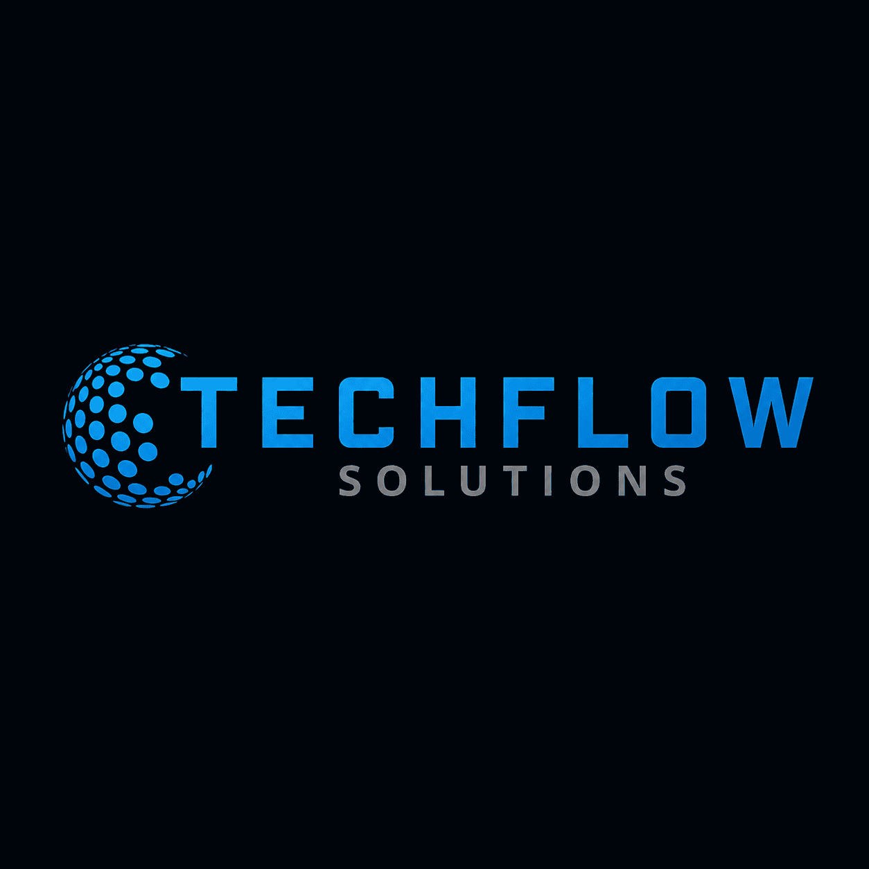 TechFlow Solutions company logo for official partner branding on the Digital Dream Weavers website